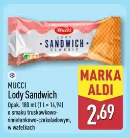 ALDI MUCCI Lody Sandwich oferta