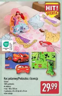 ALDI Koc polarowy/Poduszka z Licencją oferta