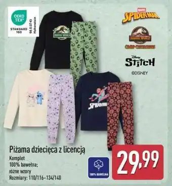 ALDI Piżama dziecięca z licencją oferta