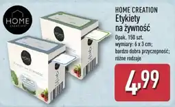 ALDI HOME CREATION Etykiety na żywność oferta