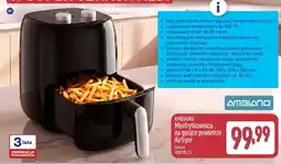 ALDI Ambiano Minifrytkownica na gorące powietrze Airfryer oferta