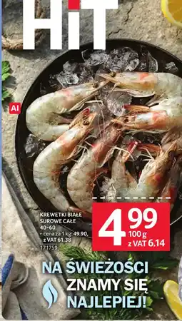 Selgros Krewetki Białe Surowe Całe oferta