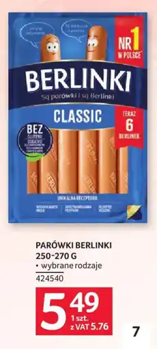 Selgros Parówki Berlinki oferta