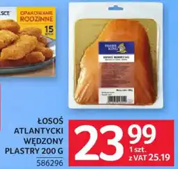 Selgros Łosoś atlantycki wędzony plastry oferta