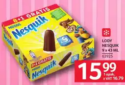 Selgros Lody Nesquik oferta
