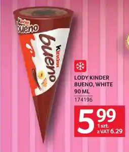 Selgros Lody kinder bueno, white oferta