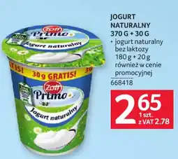 Selgros Jogurt naturalny Zott Primo oferta