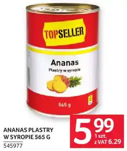 Selgros Ananas Pлаstry w syropie oferta