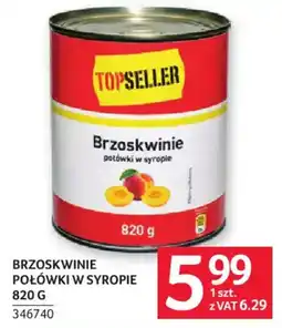 Selgros TOPSELLER Brzoskwinie połówki w syropie oferta