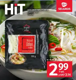 Selgros House of Asia Makaron Udon noodles oferta