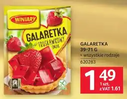 Selgros Winiary Galaretką Truskawkowy Smak oferta