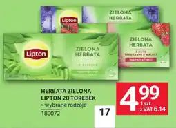 Selgros Herbata Zielona Lipton oferta