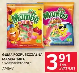 Selgros Guma rozpuszczalna Mamba oferta