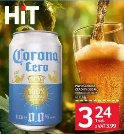 Selgros Piwo Corona Cero 0% oferta