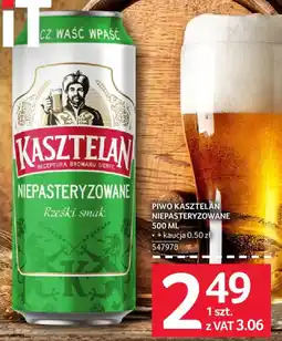 Selgros Piwo Kasztelan Niepasteryzowane oferta