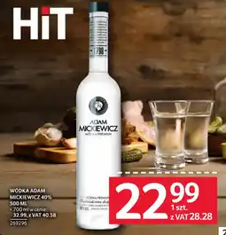 Selgros Wódka Adam Mickiewicz oferta