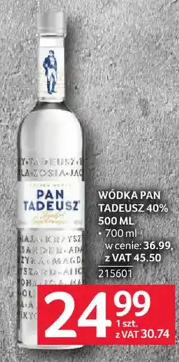 Selgros Wódka Pan Tadeusz oferta