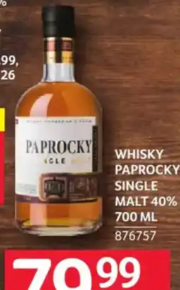 Selgros Whisky Paprocky Single Malt oferta