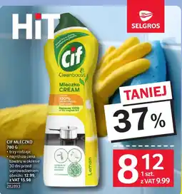Selgros Cif Mleczko oferta
