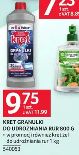 Selgros Kret granulki do udrożniania rur oferta