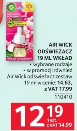 Selgros Air wick odświeżacz wkład oferta