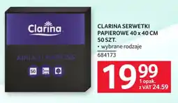 Selgros Clarina Serwetki Papierowe oferta