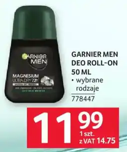 Selgros Garnier Men Deo Roll-On Magnesium Ultra Dry 72h oferta