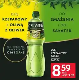 Selgros Olej rzepakowy z oliwą z oliwek oferta