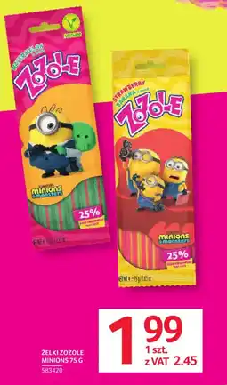 Selgros Żelki Zozole Minions oferta