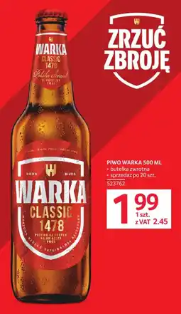 Selgros Piwo Warka Classic 1478 oferta