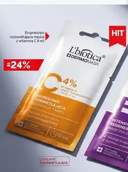 Ziko Dermo Maseczka do twarzy L'biotica Dermomask C 4% Ekspresowo Rozświetlająca oferta