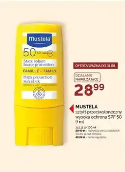 Ziko Dermo Sztyft przeciwsłoneczny Mustela wysoka ochrona SPF 50 oferta