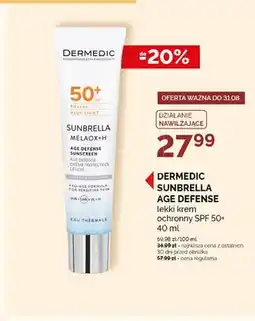 Ziko Dermo Krem ochronny do twarzy Dermedic Sunbrella Age Defense SPF 50+ oferta