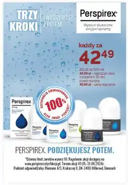 Ziko Dermo Antyperspirant roll-on Perspirex Men Regular oferta