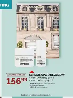 Ziko Dermo Zestaw krem do twarzy + krem pod oczy Sensilis Upgrade oferta