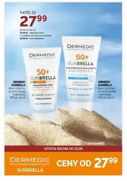 Ziko Dermo Krem ochronny do skóry tłustej i mieszanej SPF 50+ Dermedic Sunbrella oferta