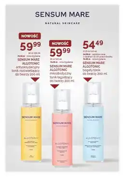 Ziko Dermo Bogaty tonik do twarzy Sensum Mare Algotonic oferta