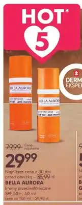 SuperPharm Krem przeciwsłoneczny Bella Aurora SPF 50+ oferta