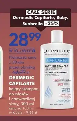 SuperPharm Szampon kojący do włosów Dermedic Capilarte oferta