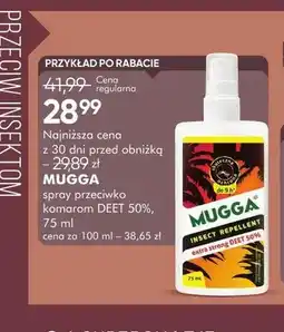 SuperPharm Spray przeciwko komarom DEET 50% Mugga oferta