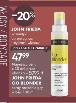 SuperPharm Spray rozjaśniający włosy John Frieda Go Blonder oferta
