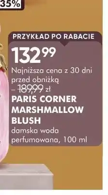 SuperPharm Woda perfumowana damska Paris Corner Marshmallow Blush oferta