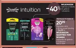SuperPharm Maszynka do golenia Wilkinson Sword Intuition Quattro for Women 4-pak oferta