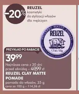 SuperPharm Pomada do włosów Reuzel Clay Matte Pomade oferta