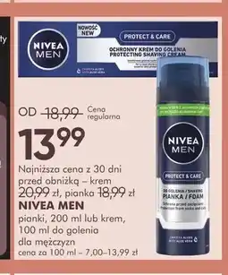 SuperPharm Pianka do golenia Nivea Men Protect & Care oferta