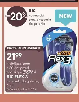 SuperPharm Maszynka do golenia Bic Flex 3 6-pak oferta