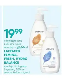 SuperPharm Emulsja do higieny intymnej Lactacyd Fresh oferta