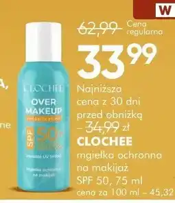 SuperPharm Mgiełka ochronna na makijaż Clochee Over Makeup SPF 50 oferta