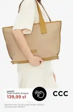 CCC Duża torebka shopper Lasocki oferta