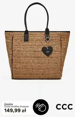 CCC Torebka shopper duża DeeZee oferta